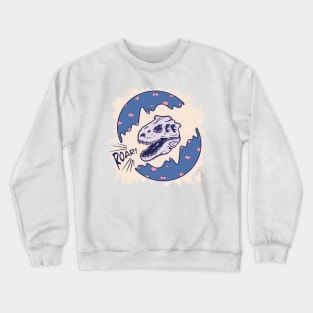 Happy eastrawr dinosaur Crewneck Sweatshirt